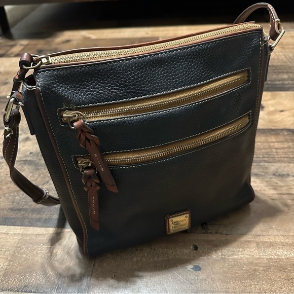 Dooney & Bourke Pebble Grain North South Triple Zip - Picture 6 of 14